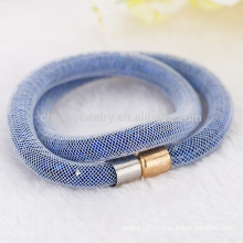 Vente en gros de mode Double Stardust Bracelets Pour Femmes Avec Crystal Filled Magnétique Fermoir Bracelets Bracelets Bangles